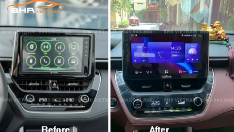 Màn hình DVD Android liền camera 360 Toyota Cross 2020 - nay | Fujitech 360 